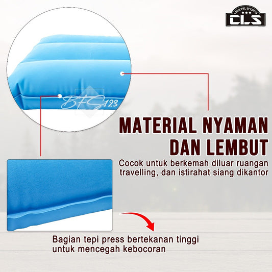 Bantal Tiup Portable Merek CLS Hiking Outdoor Traveling