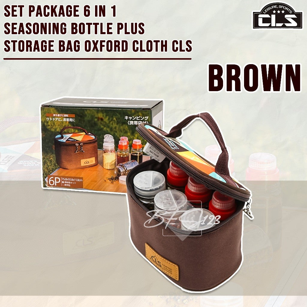 Cls Paket Botol Bumbu Set 6 In 1 Oxford Cloth Storage Bag Campervan Outdoor
