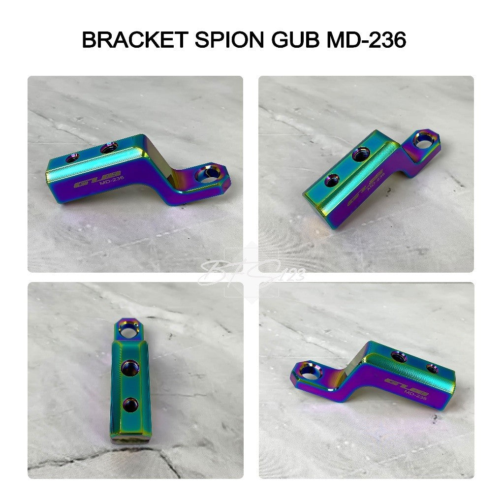 Bracket Spion GUB MD-236 Aluminium Aloy kuat Tahan Karat Bracket Phone Holder GUB Ori Rainbow