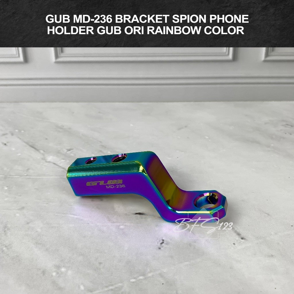 Bracket Spion GUB MD-236 Aluminium Aloy kuat Tahan Karat Bracket Phone Holder GUB Ori