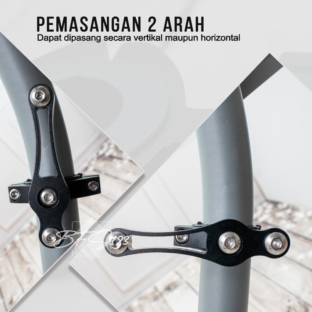 Bracket Tempat Botol Minum Sepeda Alumunium Aloy Kualitas Premium