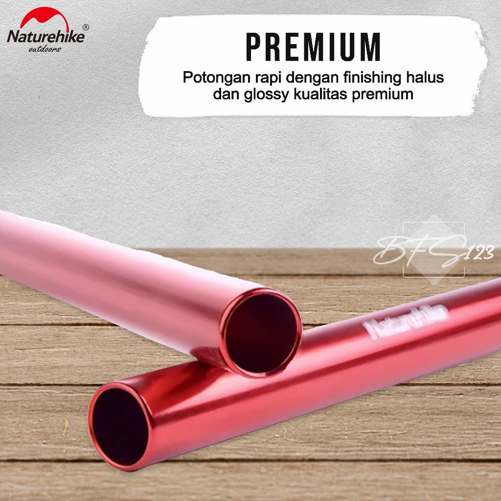 Naturehike Tent Frame Set 4 Pcs Frame Repair Kit NH17A001-W Part Penyambung Frame Tenda Alumunium Aloy