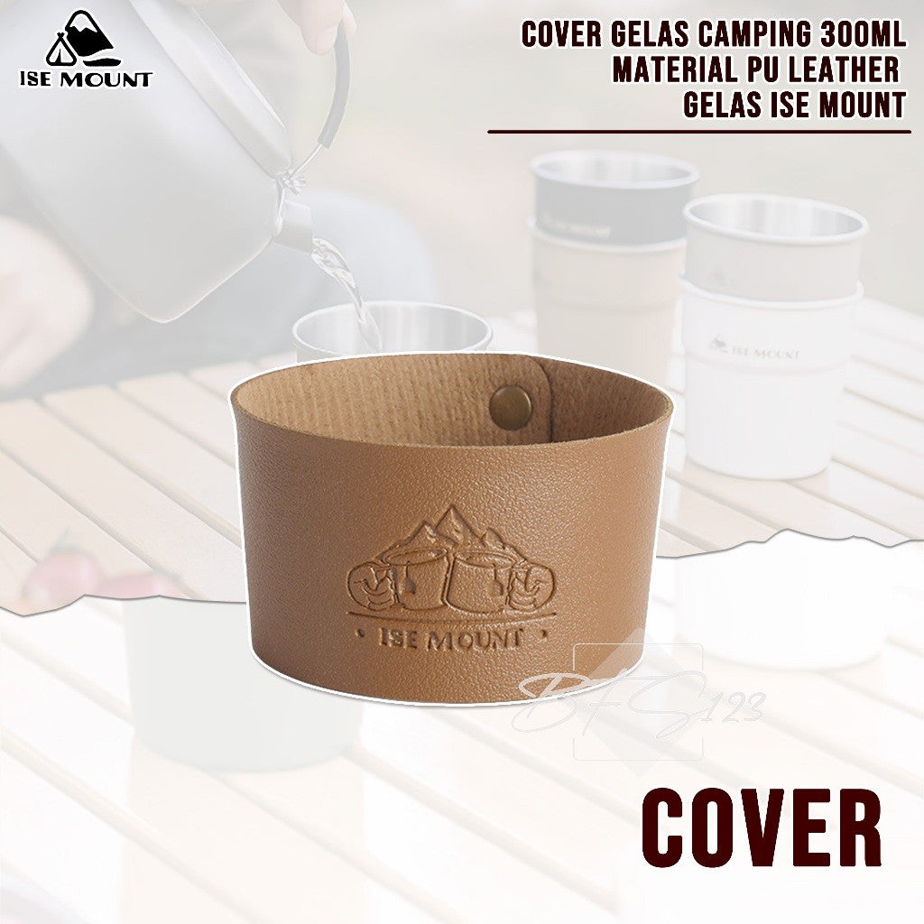 Gelas Camping Stainless Steel 304 Kapasitas 300 ml Gelas Kopi Hiking ISE Mount