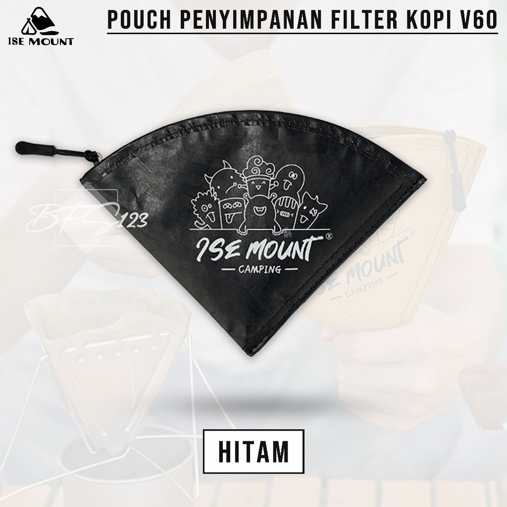 ISE MOUNT Storage Coffee Paper V60 Pouch Penyimpanan Kertas Dripper Kopi Filter