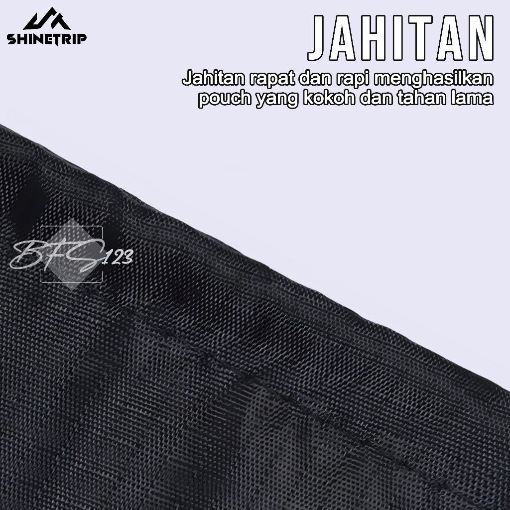 SHINETRIP Pouch Kantong Serut 28x12 Cm Camping Hiking Sarung Pasak Tenda Multifungsi Outdoor