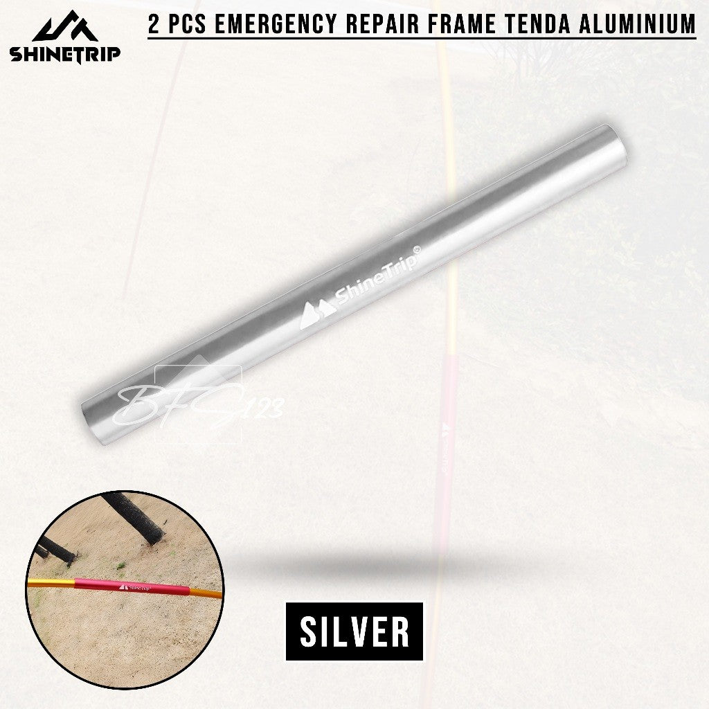SHINETRIP Emergency Repair Frame Tenda Alumunium Penyambung Rangka Tenda Camping Hiking