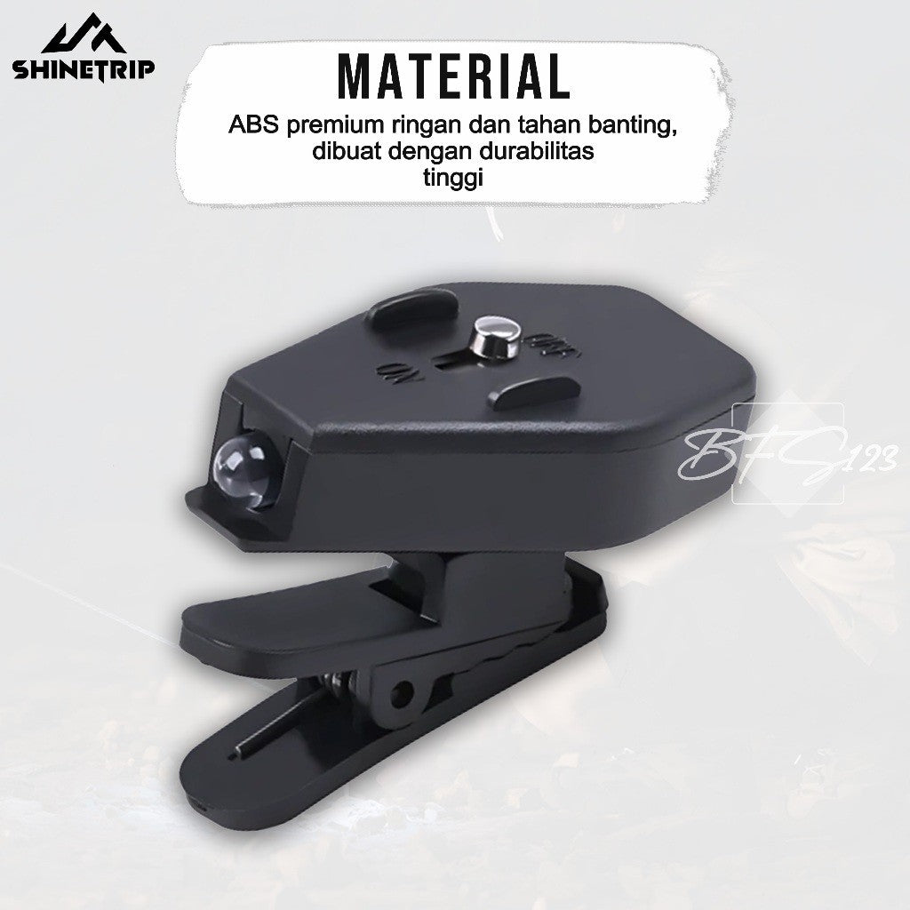SHINETRIP LED Sign Light Lampu Clip Penerangan Flashlight Outdoor Camping Hiking Mendaki