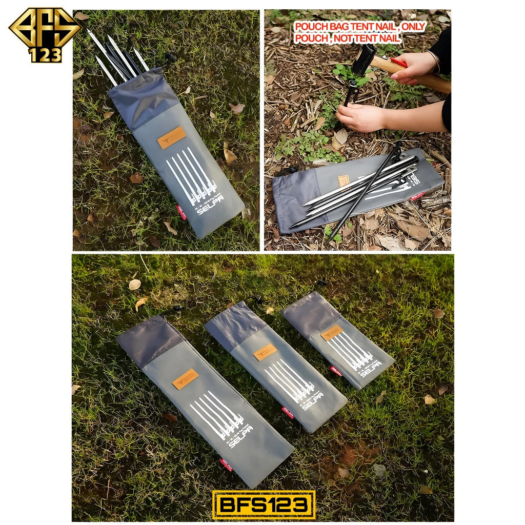Pouch Bag Pasak Tenda Size Maks To 30 Cm Bahan Tebal
