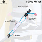 Strap Tali Reflektif Running ISE MOUNT Tali Celana Pergelangan Kaki Reflektif Bersepeda Sport Cycling