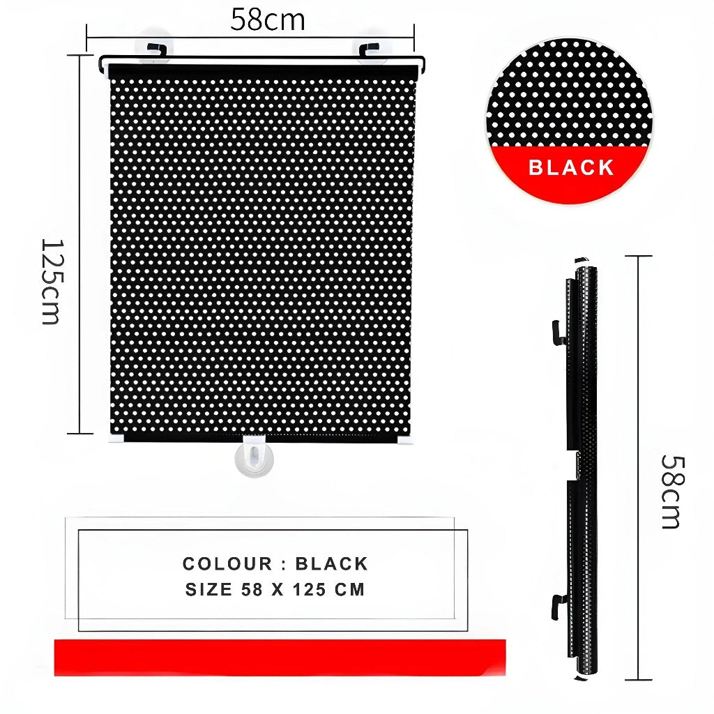 Sun Shield Roll Pelindung Anti Panas Matahari Mobil