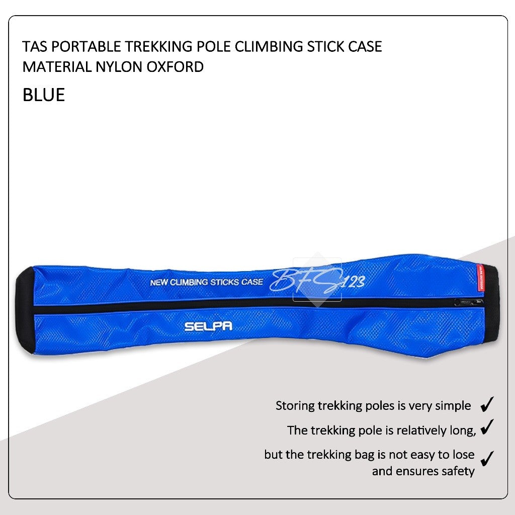 Tas Portable Trekking Pole Climbing Stick Case Material Nylon Oxford