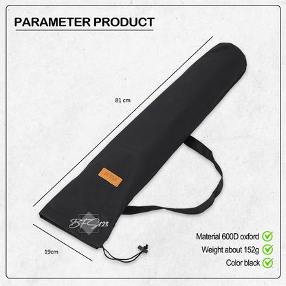 Tas Penyimpanan Frame Tenda Tiang Fly Sheet Joran Pancingan Tas light Stand Tas Tripod Size 81x19 Cm Oxford 600D