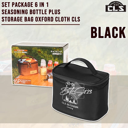 Cls Paket Botol Bumbu Set 6 In 1 Oxford Cloth Storage Bag Campervan Outdoor