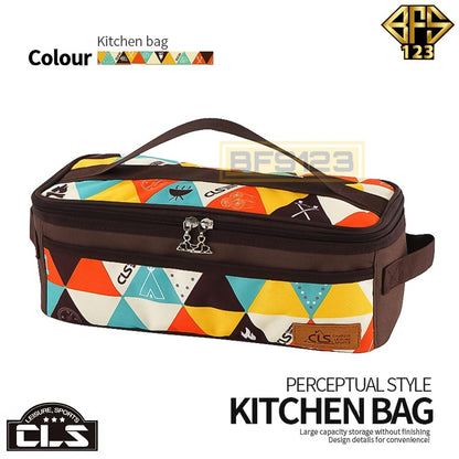 Tas Perlengkapan Aksesoris Camping Alat Masak Outdoor Merek CLS