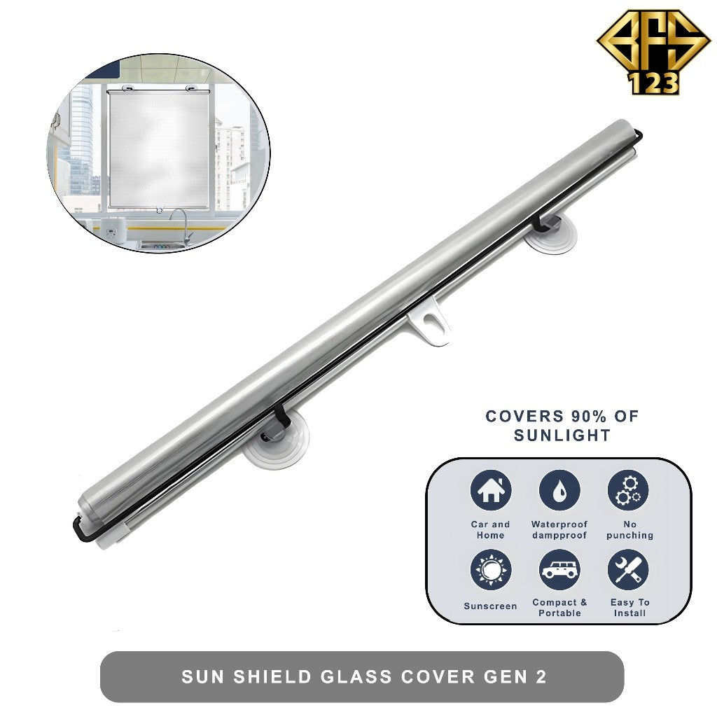 Sun Shield Roll Pelindung Panas Mobil Aluminium Foil Tebal Versi 2