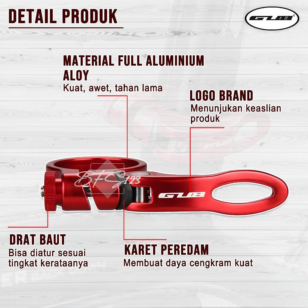 GUB Seat Clamp 31.8 34.9 Clamp Penjepit Seatpost Quick Release GUB Original