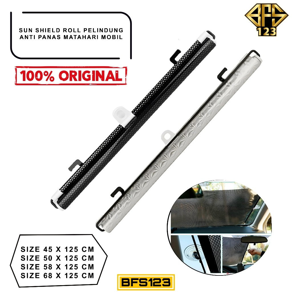 Sun Shield Roll Pelindung Anti Panas Matahari Mobil