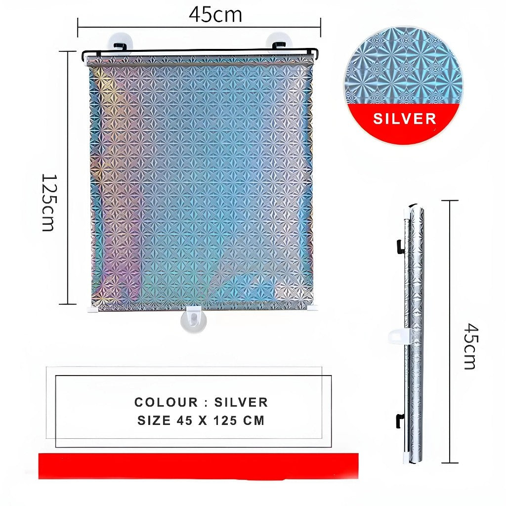 Sun Shield Roll Pelindung Anti Panas Matahari Mobil