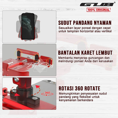 Paket GUB P30 / GUB P30 PRO Phone Holder + Breket Spion GUB MD-236