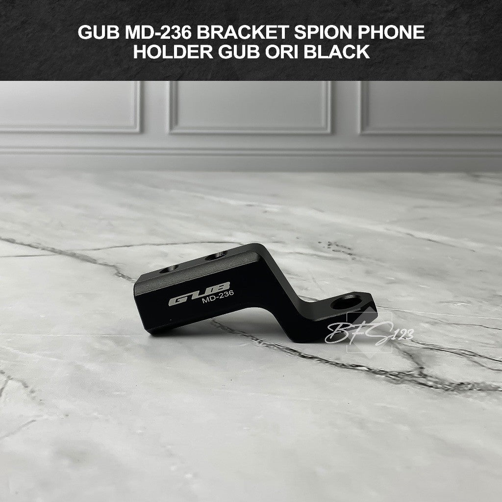 Bracket Spion GUB MD-236 Aluminium Aloy kuat Tahan Karat Bracket Phone Holder GUB Ori
