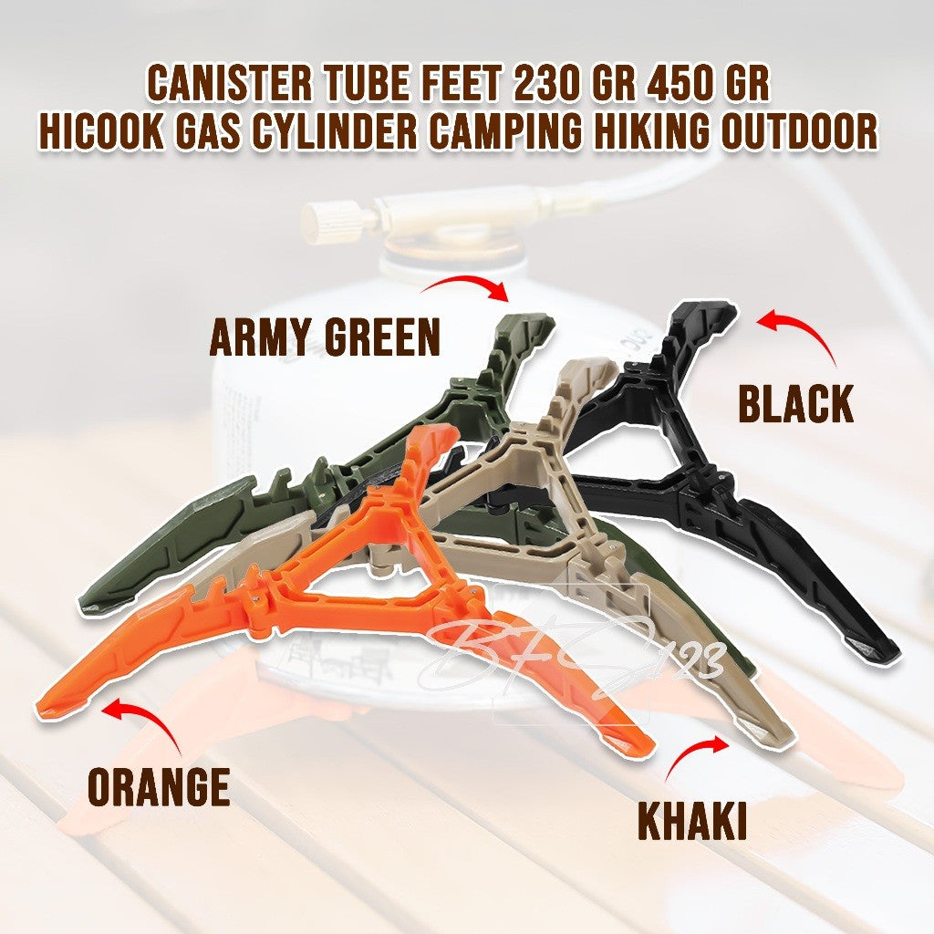 Kaki Tabung Canister 230 Gr 450 Gr Tabung Hicook Camping Hiking Outdoor