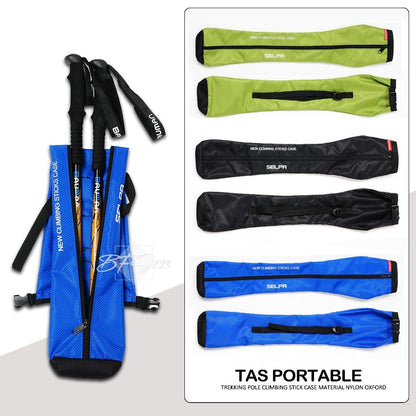 Tas Portable Trekking Pole Climbing Stick Case Material Nylon Oxford
