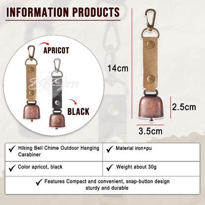 Hiking Bel Lonceng Outdoor Gantungan Carabiner