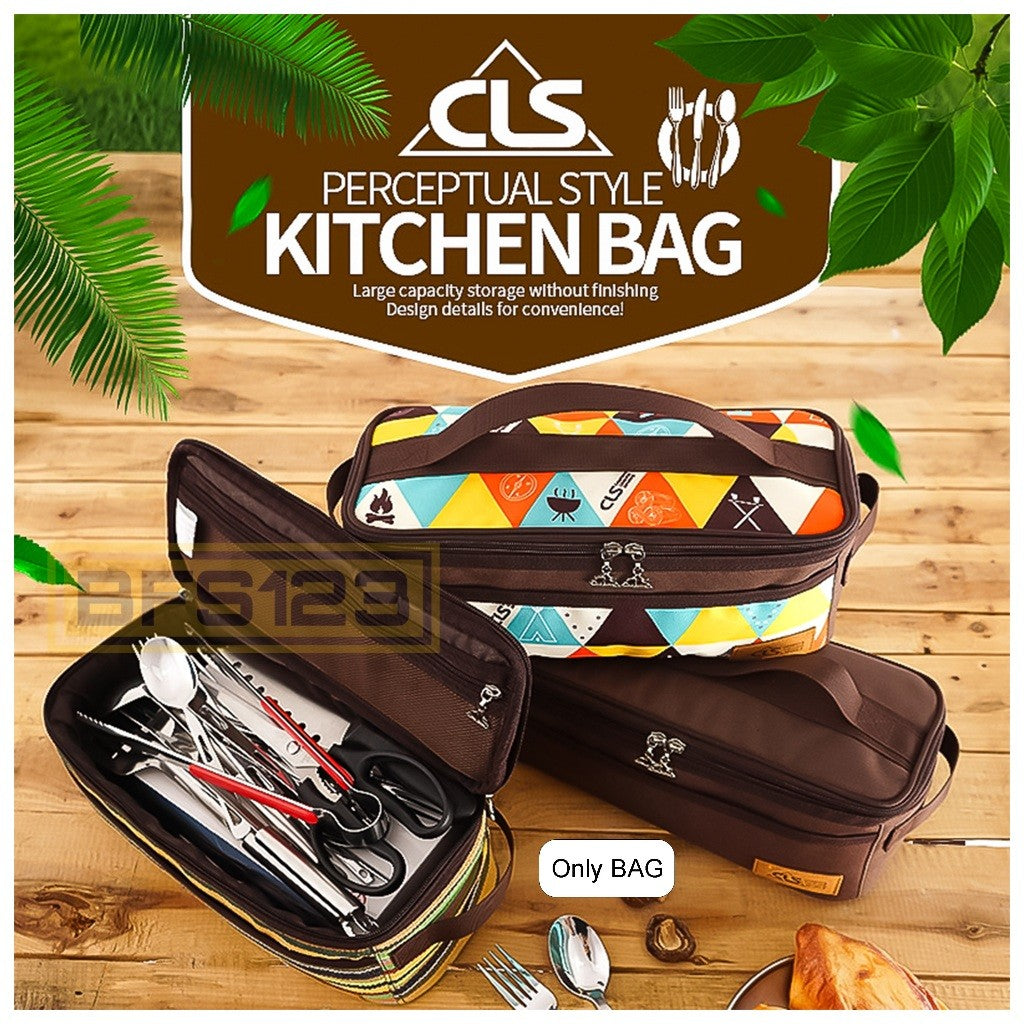 Tas Perlengkapan Aksesoris Camping Alat Masak Outdoor Merek CLS