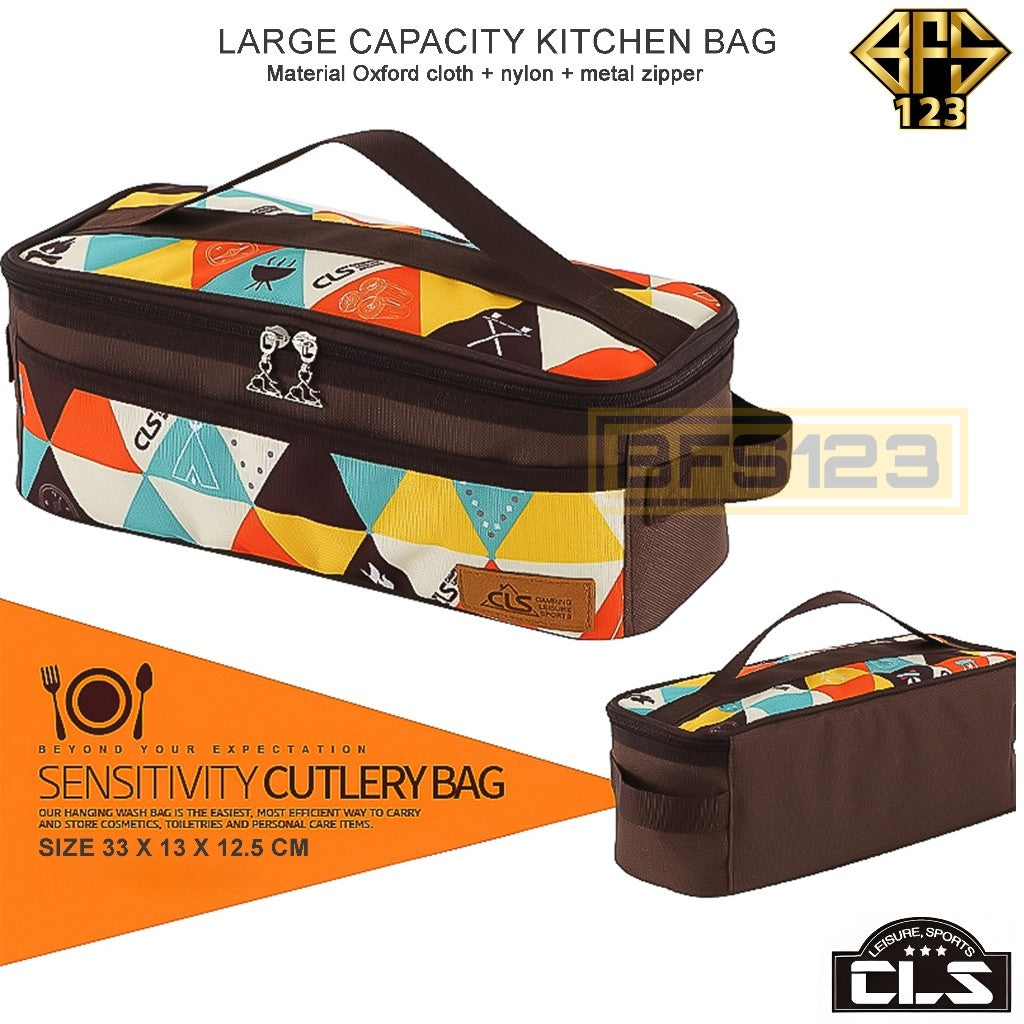 Tas Perlengkapan Aksesoris Camping Alat Masak Outdoor Merek CLS