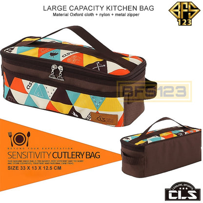 Tas Perlengkapan Aksesoris Camping Alat Masak Outdoor Merek CLS