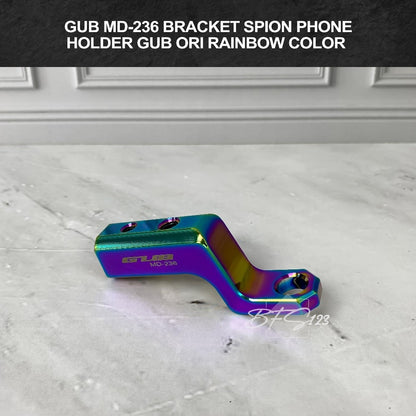 Bracket Spion GUB MD-236 Aluminium Aloy kuat Tahan Karat Bracket Phone Holder GUB Ori