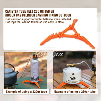 Kaki Tabung Canister 230 Gr 450 Gr Tabung Hicook Camping Hiking Outdoor