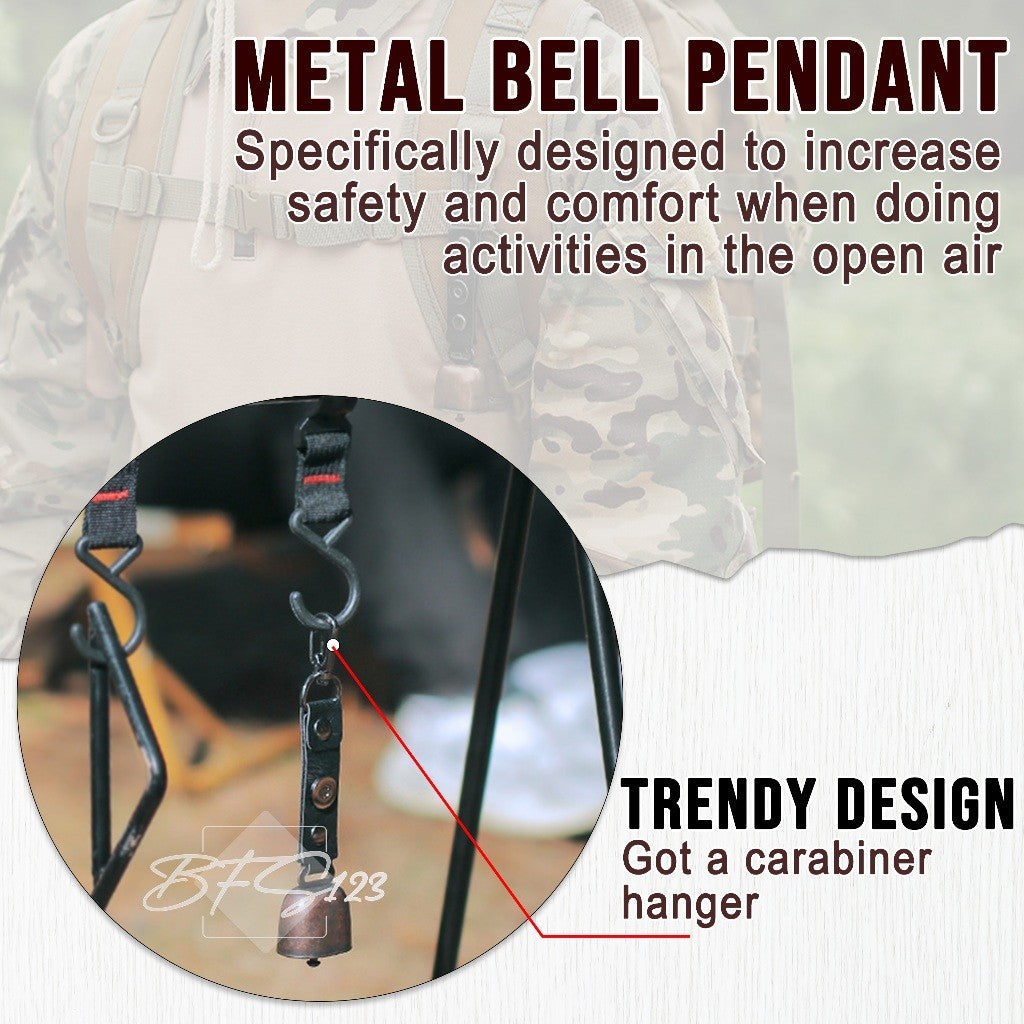 Hiking Bel Lonceng Outdoor Gantungan Carabiner