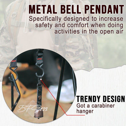 Hiking Bel Lonceng Outdoor Gantungan Carabiner