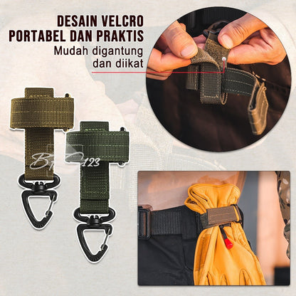 Glove Hanging Gantungan Sarung Tangan Tactical Nylon Mountaineering Hiking Outdoor