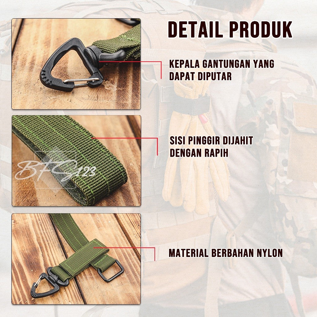 Glove Hanging Gantungan Sarung Tangan Tactical Nylon Mountaineering Hiking Outdoor