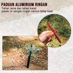 Pasak Tenda Aluminium Ultralight Model Y 18 Cm Plus Tali Prusik Camping Hiking Outdoor