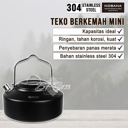 Teko Camping Stainless Steel 304 1 Liter Capacity Ultralight NOBANA Premium Quality