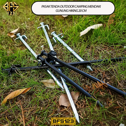 Pasak Tenda Outdoor Camping Mendaki Gunung Hiking 20 Cm