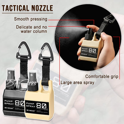 Botol Pump Spray Lotion Handsanitizer Camping Hiking Hook Carabiner Ise Mount