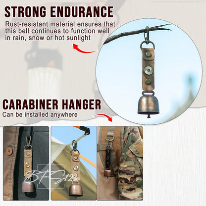 Hiking Bel Lonceng Outdoor Gantungan Carabiner