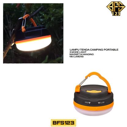 Lampu Tenda LED Baterai Hook Carabiner Magnet