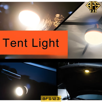Lampu Tenda LED Baterai Hook Carabiner Magnet