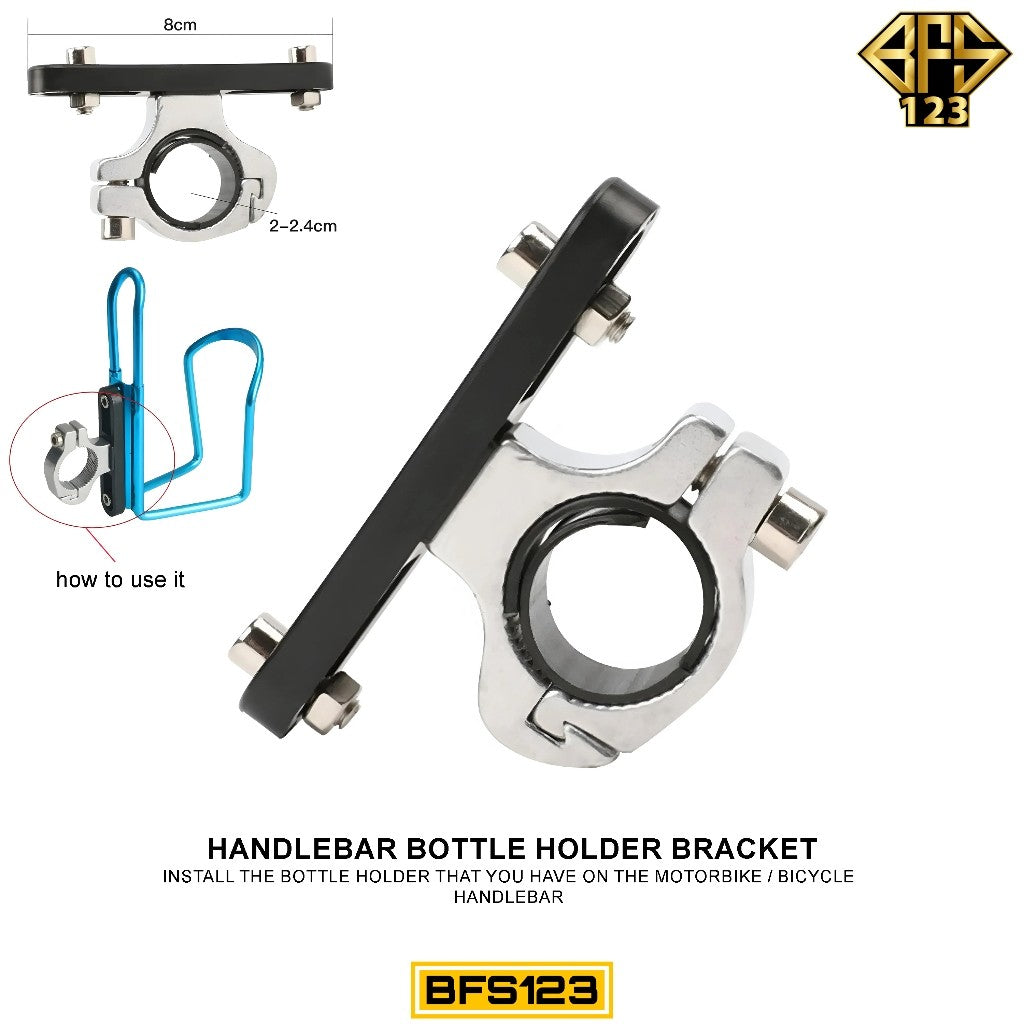 Bracket Tempat Botol Minum Sepeda Aluminium Kuat
