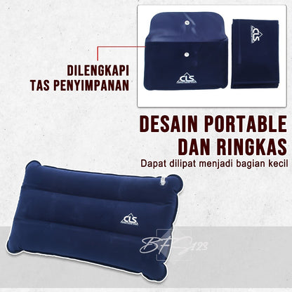 Bantal Tiup Portable Merek CLS Hiking Outdoor Traveling