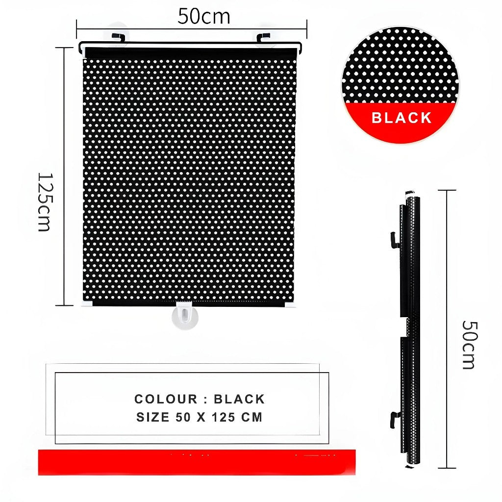Sun Shield Roll Pelindung Anti Panas Matahari Mobil