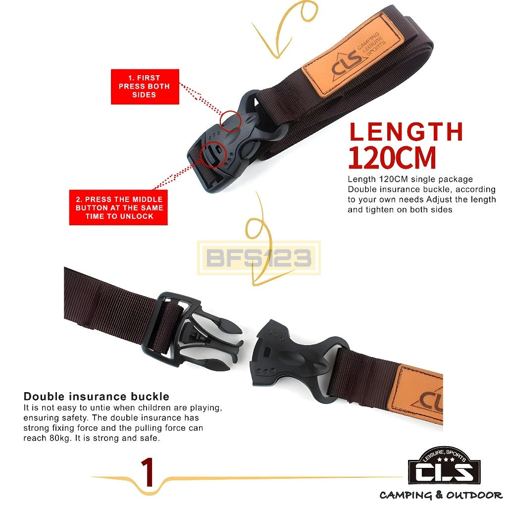 Tali Strapping Strap Pengikat Barang Tas Carrier Hiking Model 2