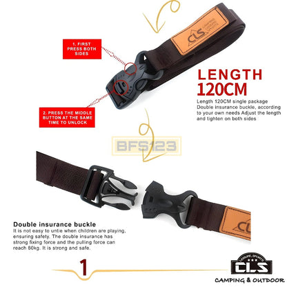 Tali Strapping Strap Pengikat Barang Tas Carrier Hiking Model 2