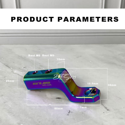Bracket Spion GUB MD-236 Aluminium Aloy kuat Tahan Karat Bracket Phone Holder GUB Ori Rainbow