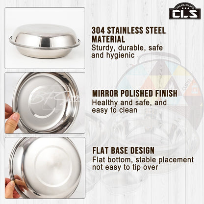 Paket Piring Mangkok Tableware Set 22 in 1 Cookware Set Camping SUS 304 Plus Storage Bag Merk CLS